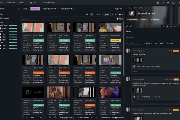 New sidebar + UI_ftrack Studio_2022_1