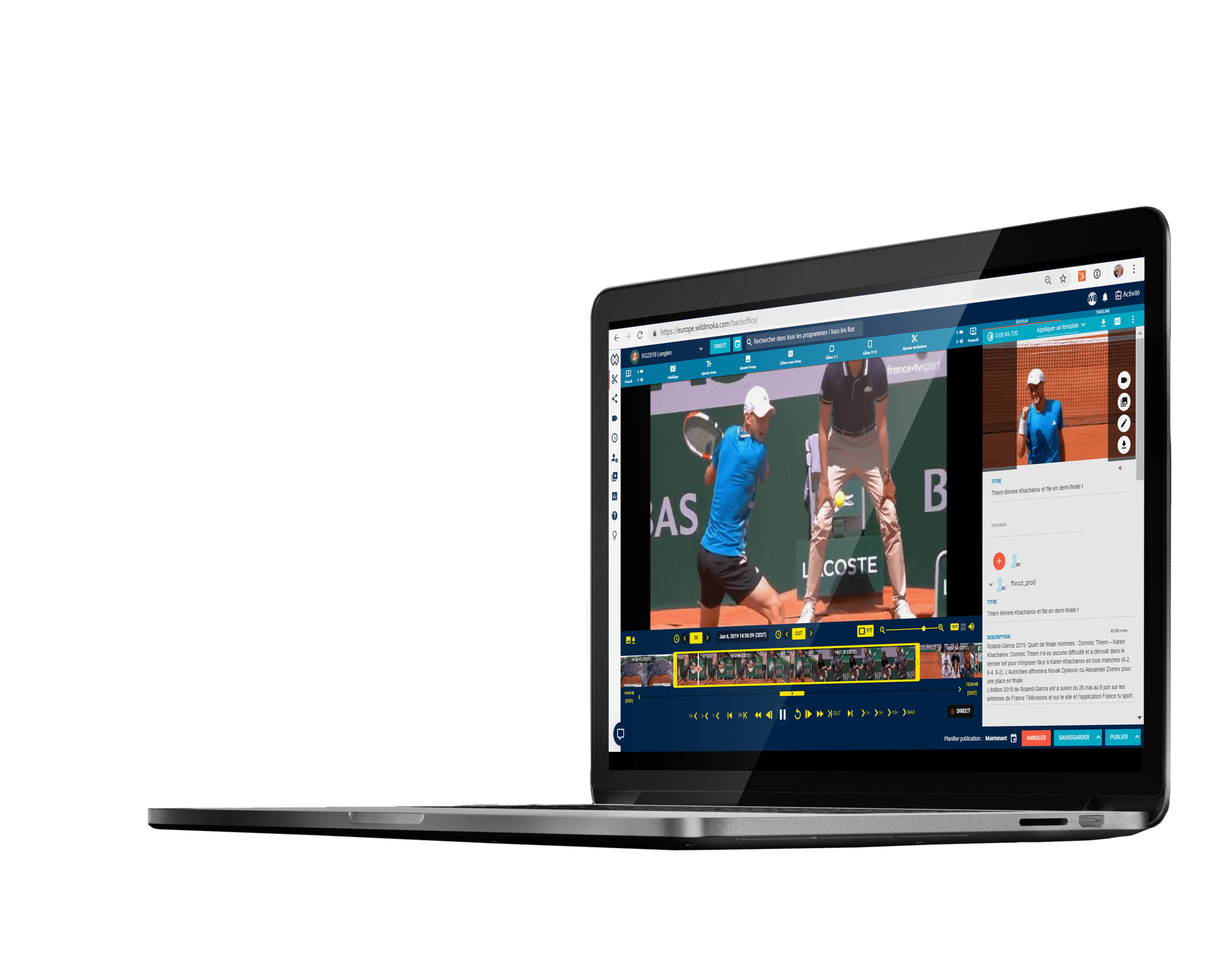 Laptop Mockup tennis transparent 2
