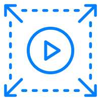 Solutions Create Mobile-First Streaming Experiences - Icon (Quickly Adapt Content)